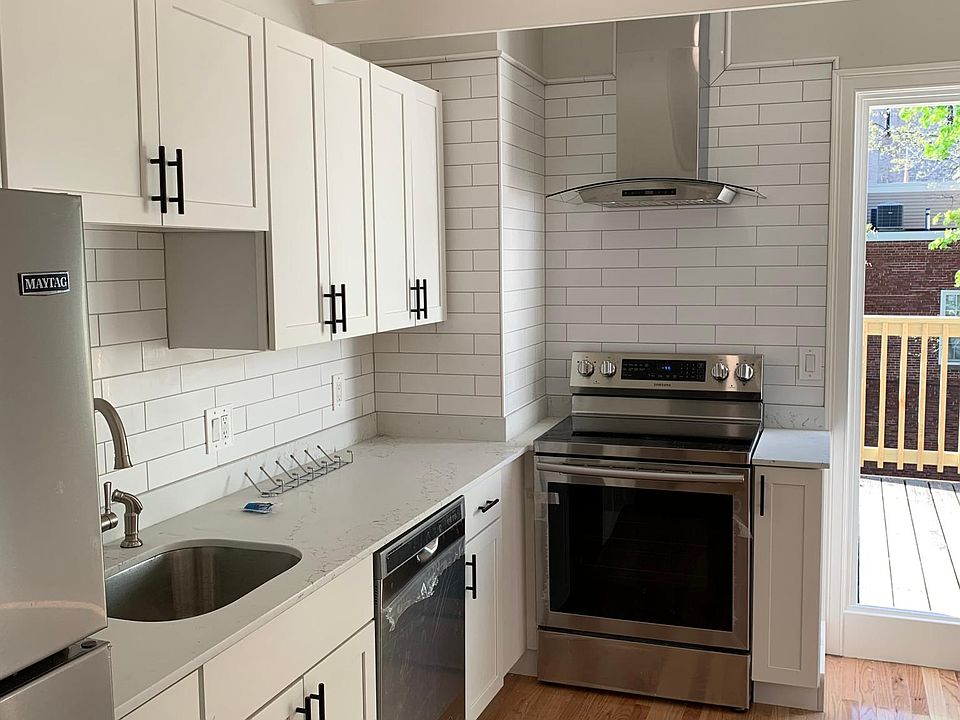 Kitchen out to private deck