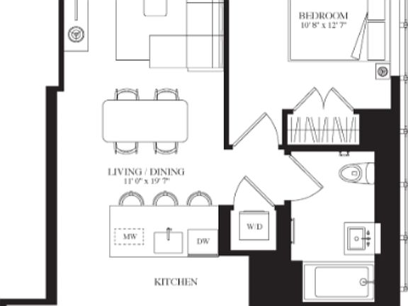 2nd image of 3 Court Sq APT 2707