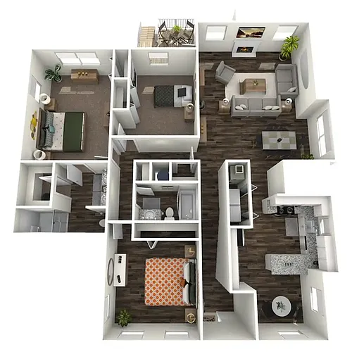 Floor plan Fenton Diamond