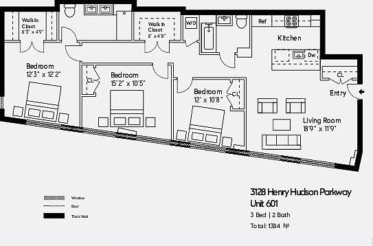 2nd image of 3128 Henry Hudson Pkwy E #601N