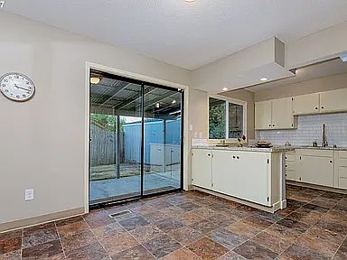 kitchen/backyard
