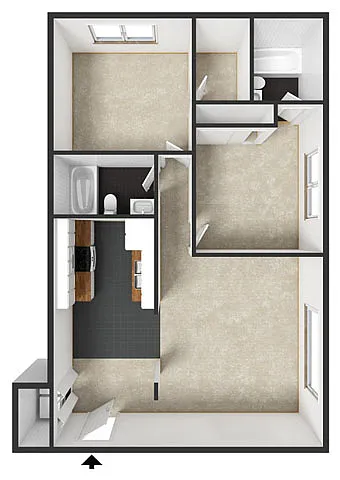 Floor plan Kirkwood