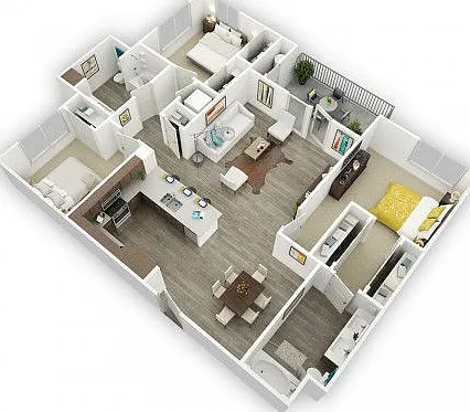 Rosewood floor plan The Artisan