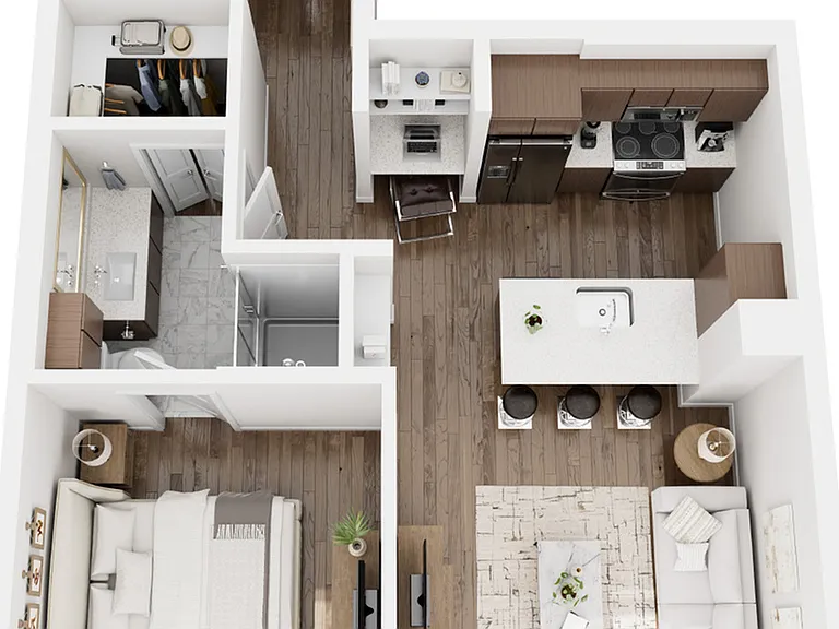 D 1Bed / 1Bath D 1Bed / 1Bath