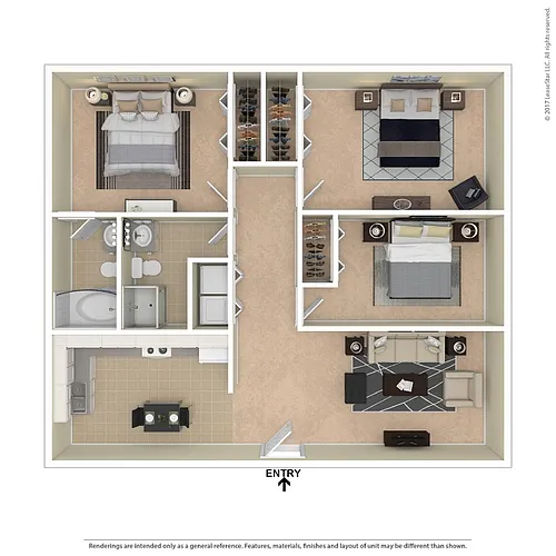 Floor plan 3 X 2
