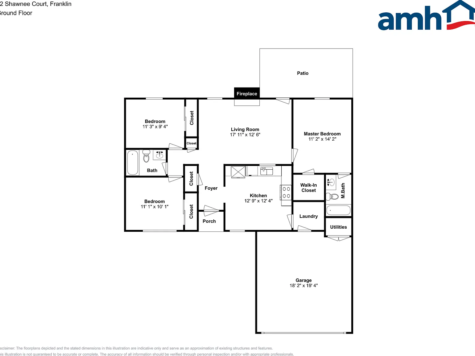 3 bed, 2.0 bath, 1124 sqft, $1,825 — Photo 2