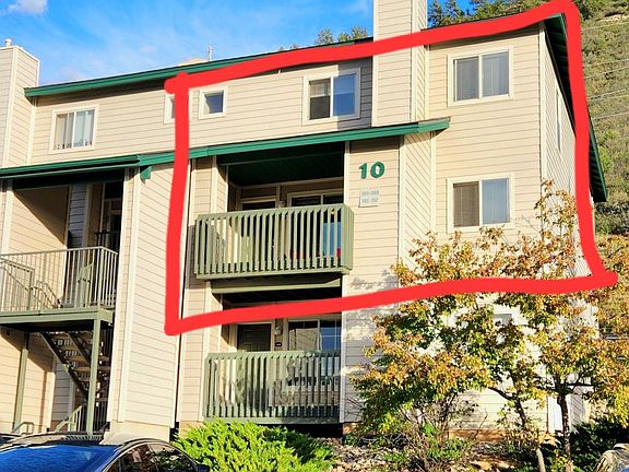 View of unit from the parking lot