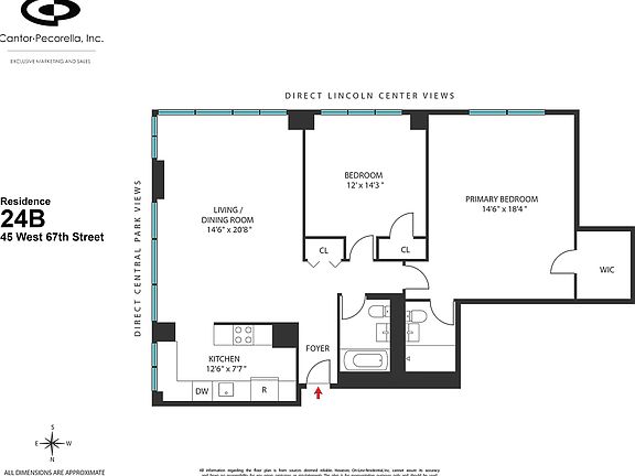 2nd image of 45 W 67th St APT 24B