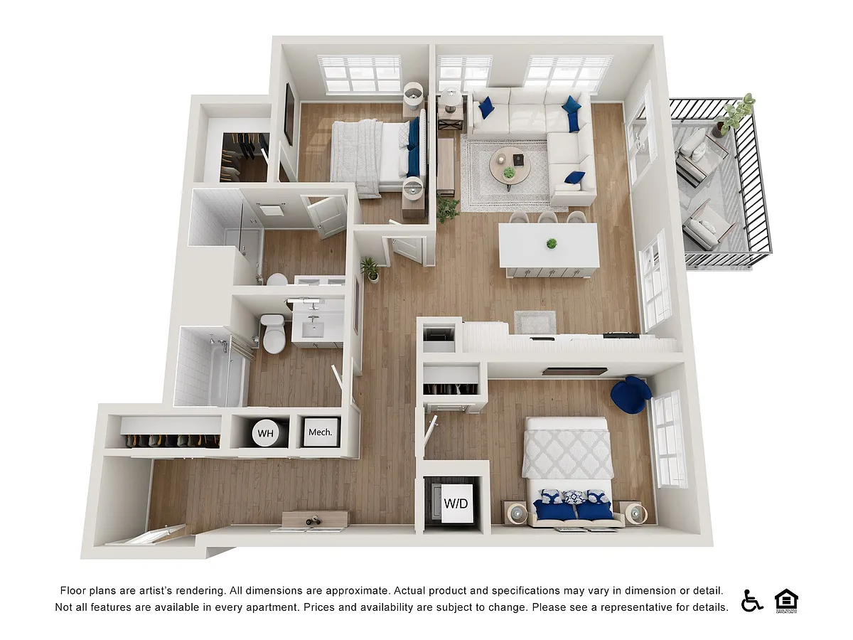 Floor plan 2B