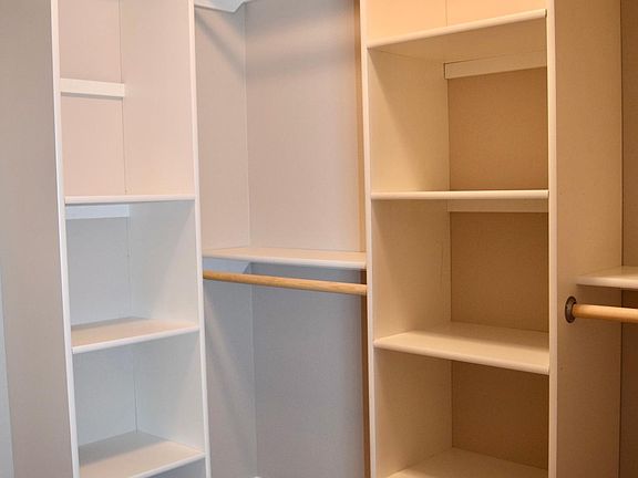 Master bedroom walk-in closet