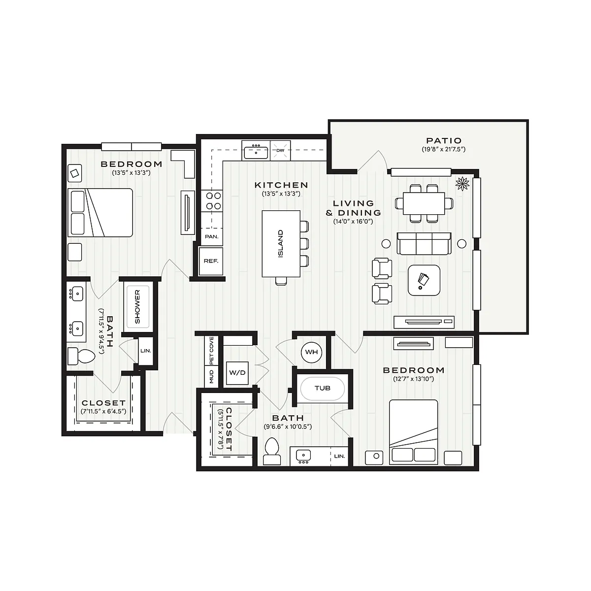Floor plan B21
