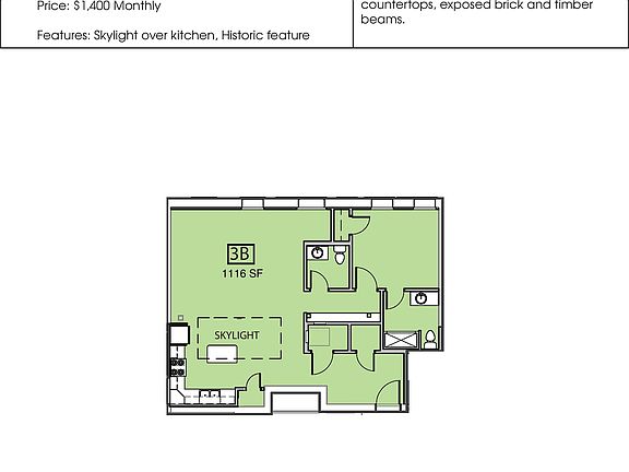 Unit 3B Floorplan