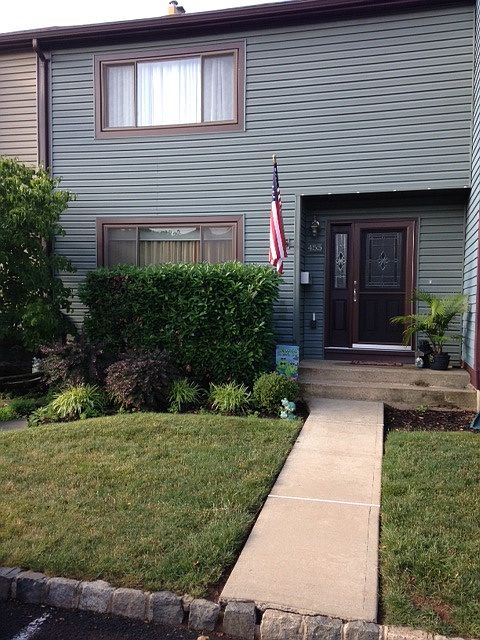 Beautiful landscaped front yard