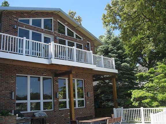 House view from lower deck
