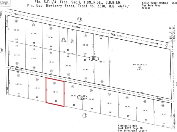 47825 Horner St Lot 21, Newberry Springs, CA 92365