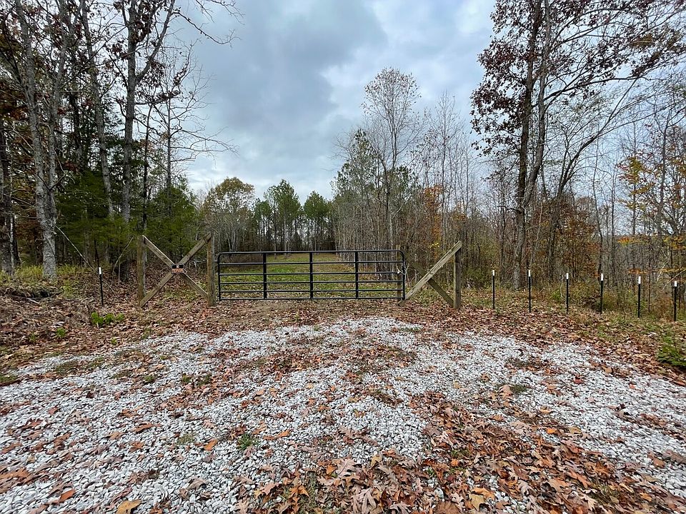 Entrance secured by gate.