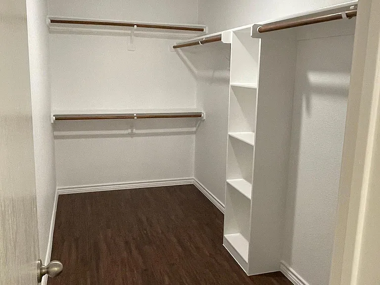 Master bedroom closet