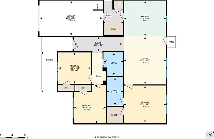 3 bed, 2.0 bath, 1152 sqft, $1,650 — Photo 2
