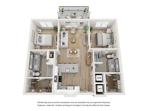 Floor plan B2A