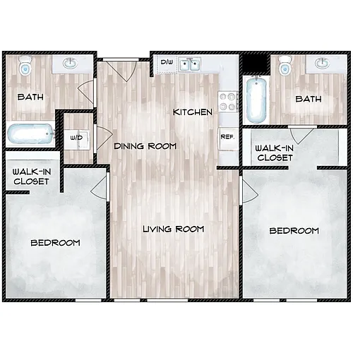 Floor plan D1