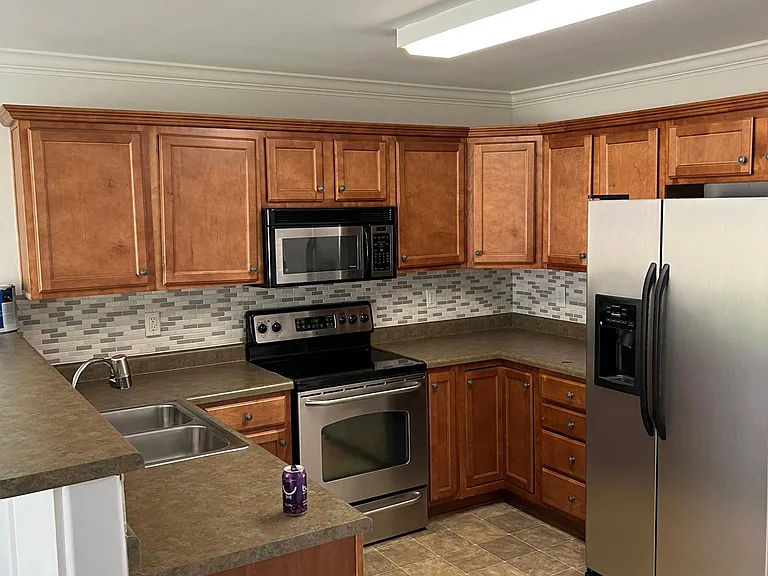 Kitchen work area.