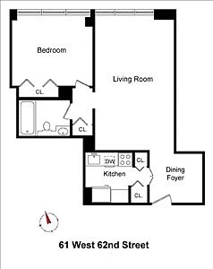 2nd image of 61 W 62nd St APT 21B