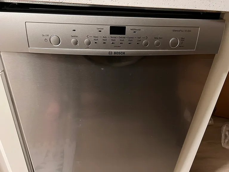 Quiet Bosch dishwasher.