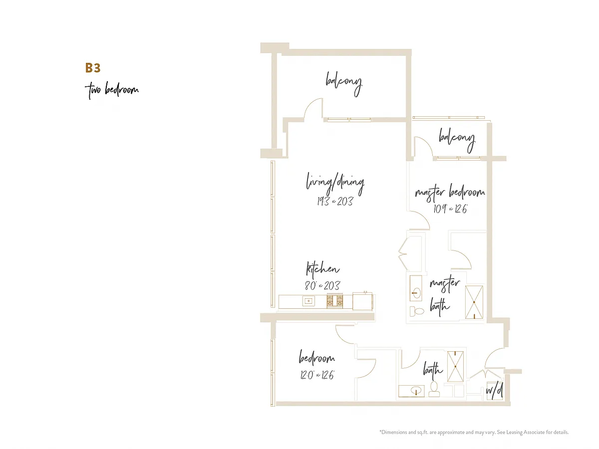 Floor plan B3