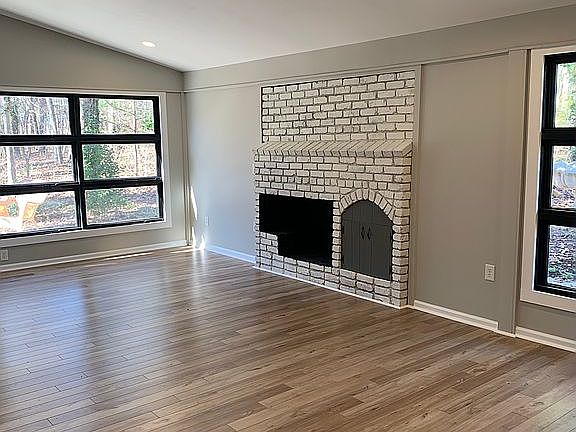 Living room/den fireplace