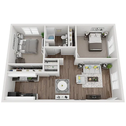 Floor plan B2 2X1