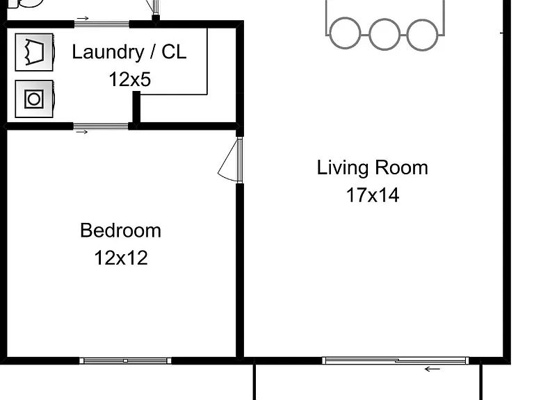 1 Bed - Floorplan