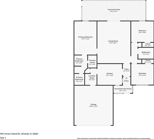 3 bed, 2.0 bath, 1264 sqft, $2,055 — Photo 2