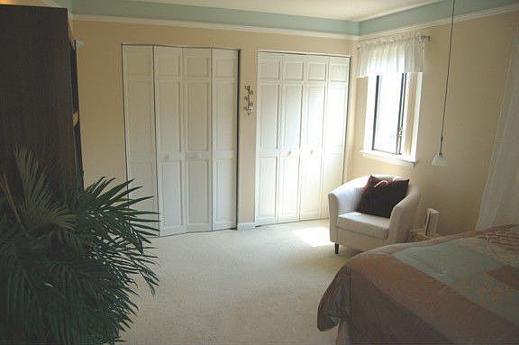 3 Closets in Master Bedroom