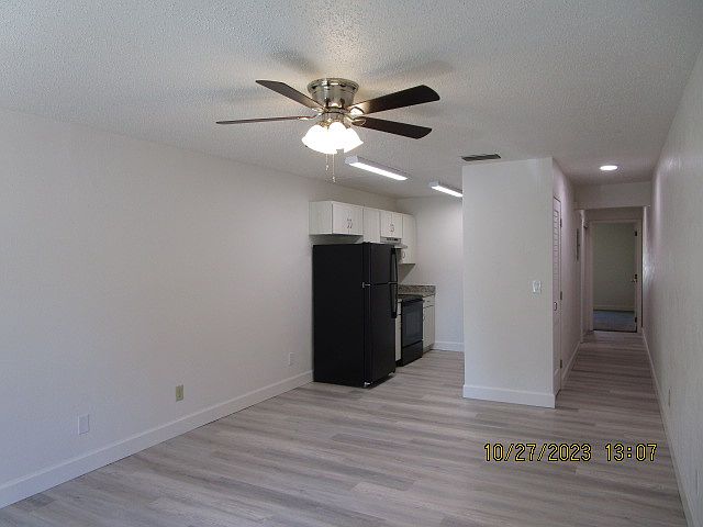 Living room into dining/kitchen