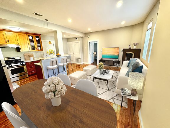 Large Open Floor Plan. Dining Area, Kitchen, and Living Room.