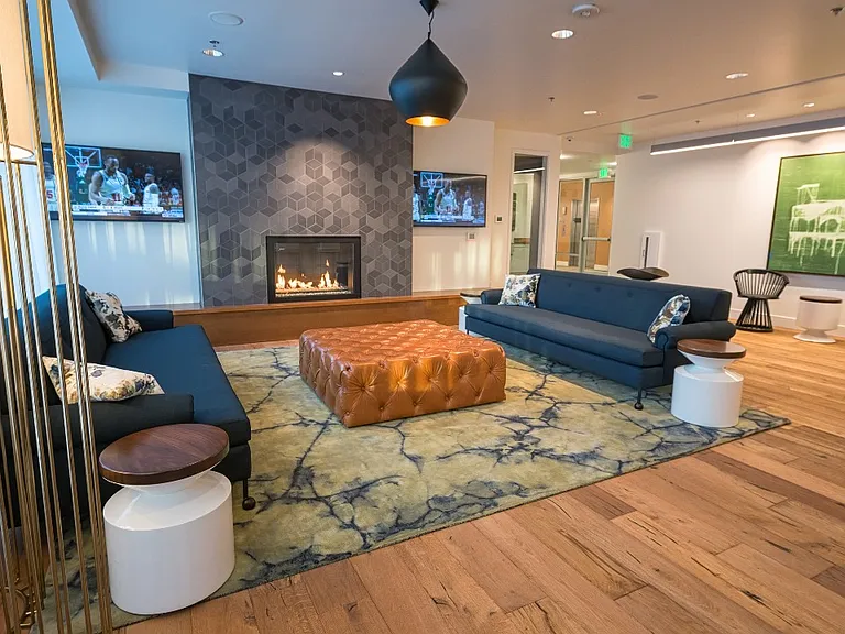 Work or play in the resident lounge