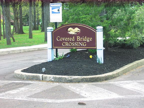 Covered Bridge Crossing Entrance