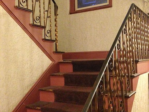 We have two sets of stairs that take you to the second floor