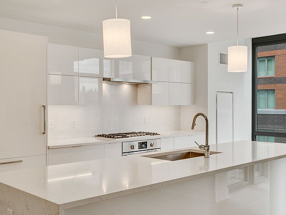 Kitchen with ample cabinet space