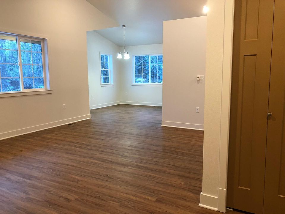 Living room and dining area