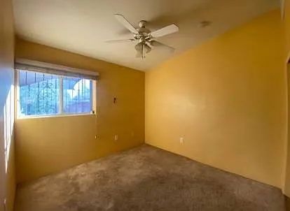 Bedroom on 2 bedroom side of house.