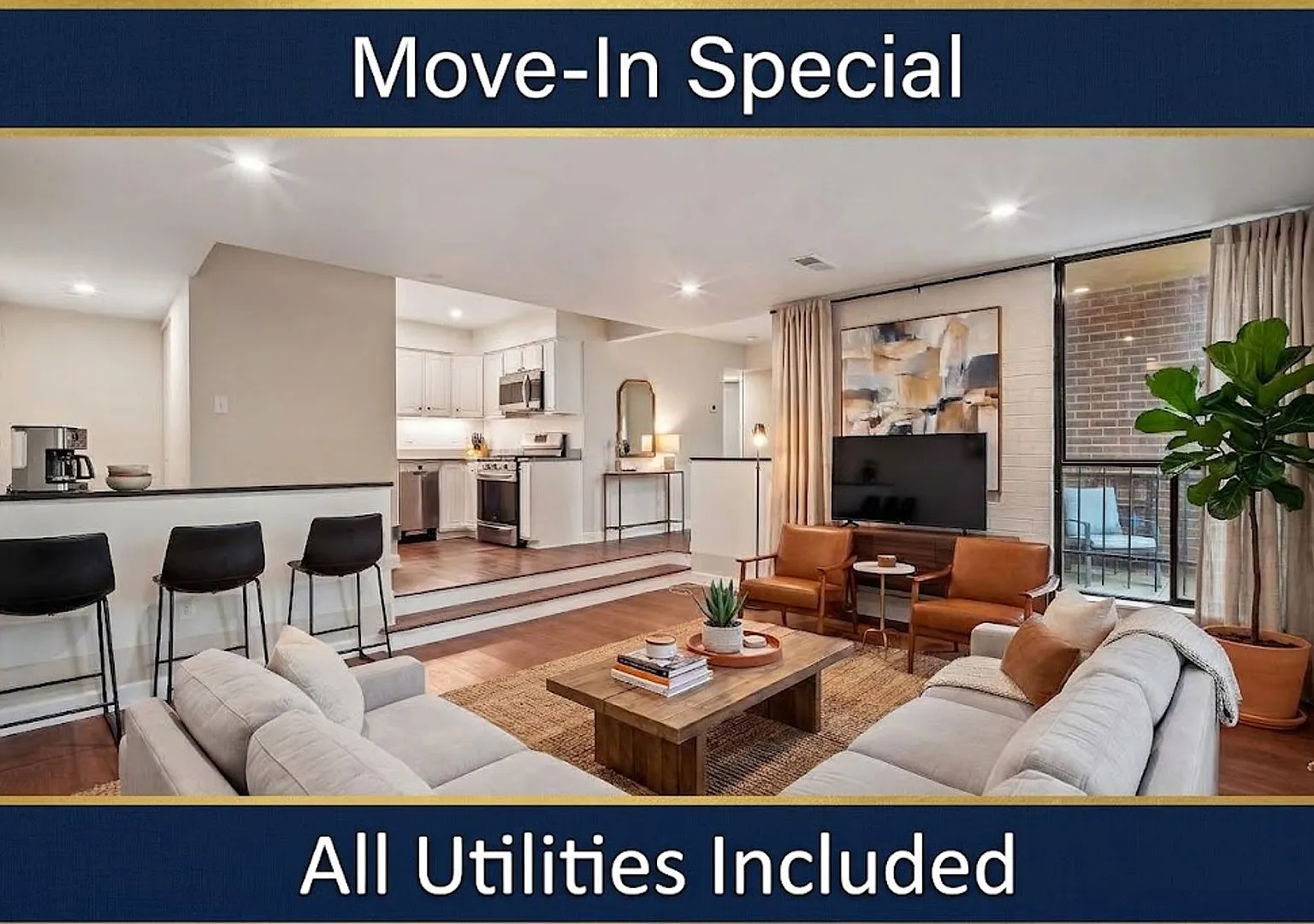 1st Floor Walk-In One Bed One Bath Condo w/ Utilites Included! — Photo 1