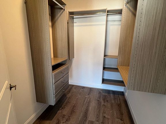 walk-in closet master bedroom
