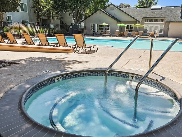 Spa and swimming pool