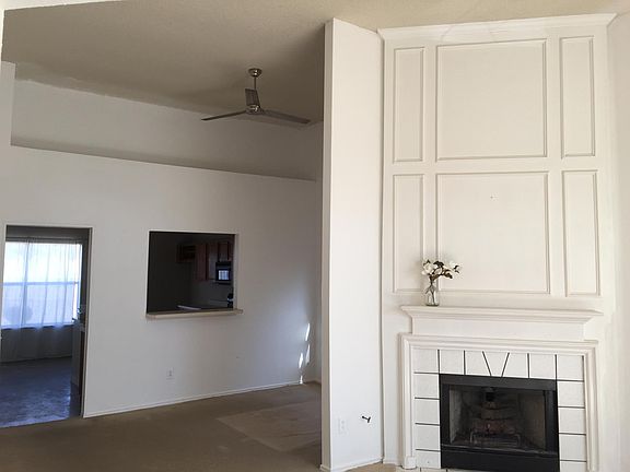 living room with fireplace