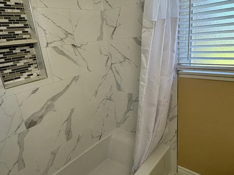 New Tub and Shower