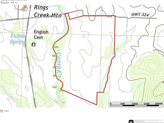 Camp Creek 165 Topo