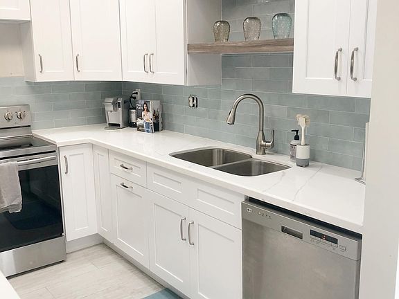lots of counter space and storage