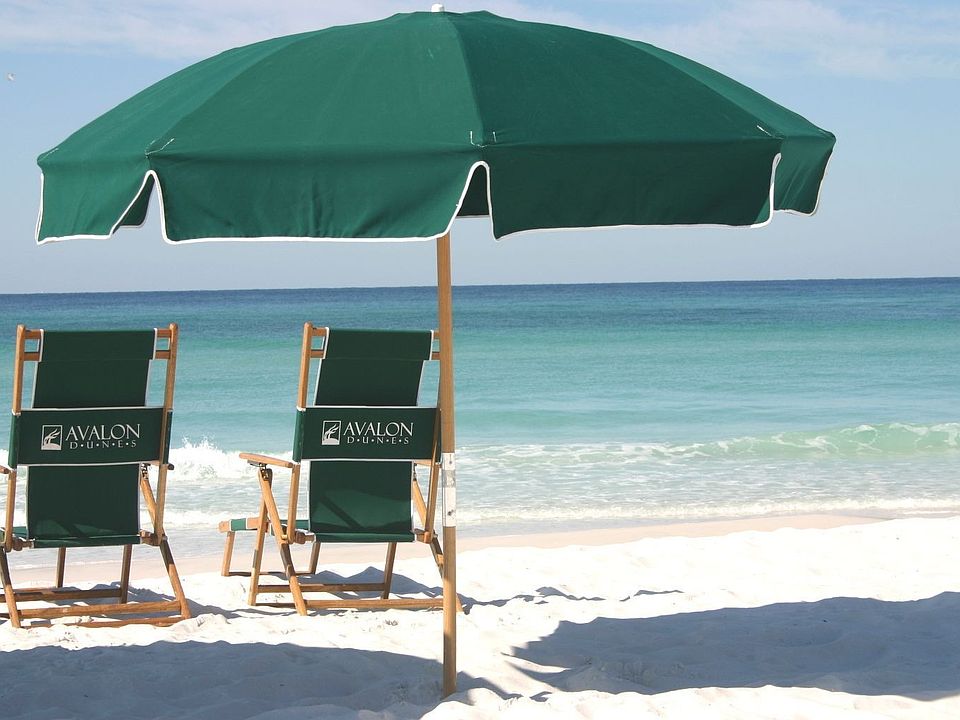 private beach