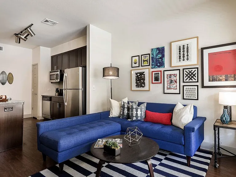 Classic Package living room with hard surface flooring